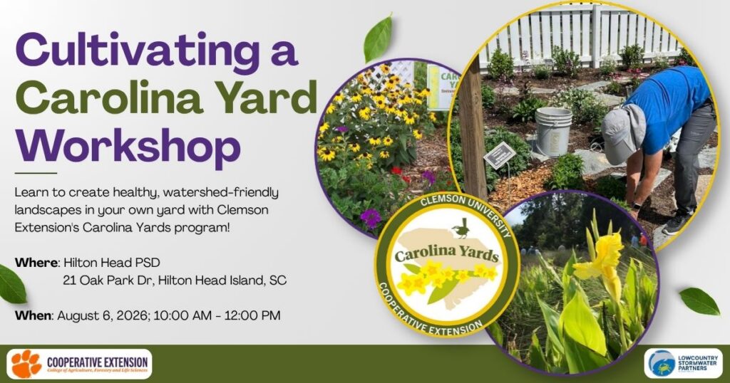 Cultivating a Carolina Yard graphic
