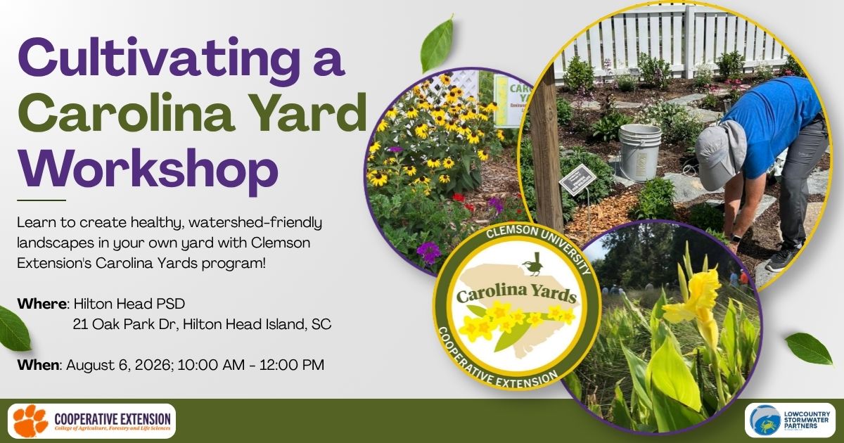 Cultivating a Carolina Yard graphic